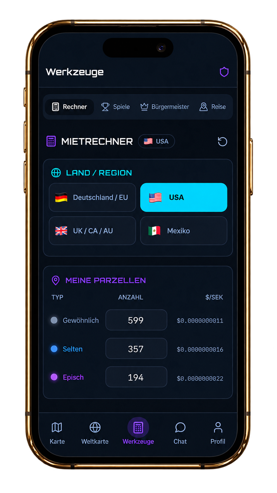 AE Terralink App Vorschau
