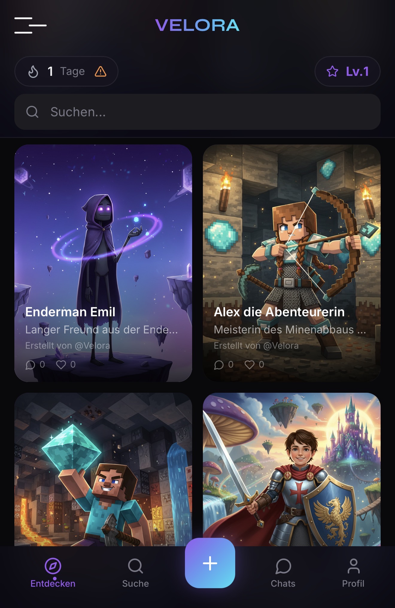 Mit KI Charakteren chatten