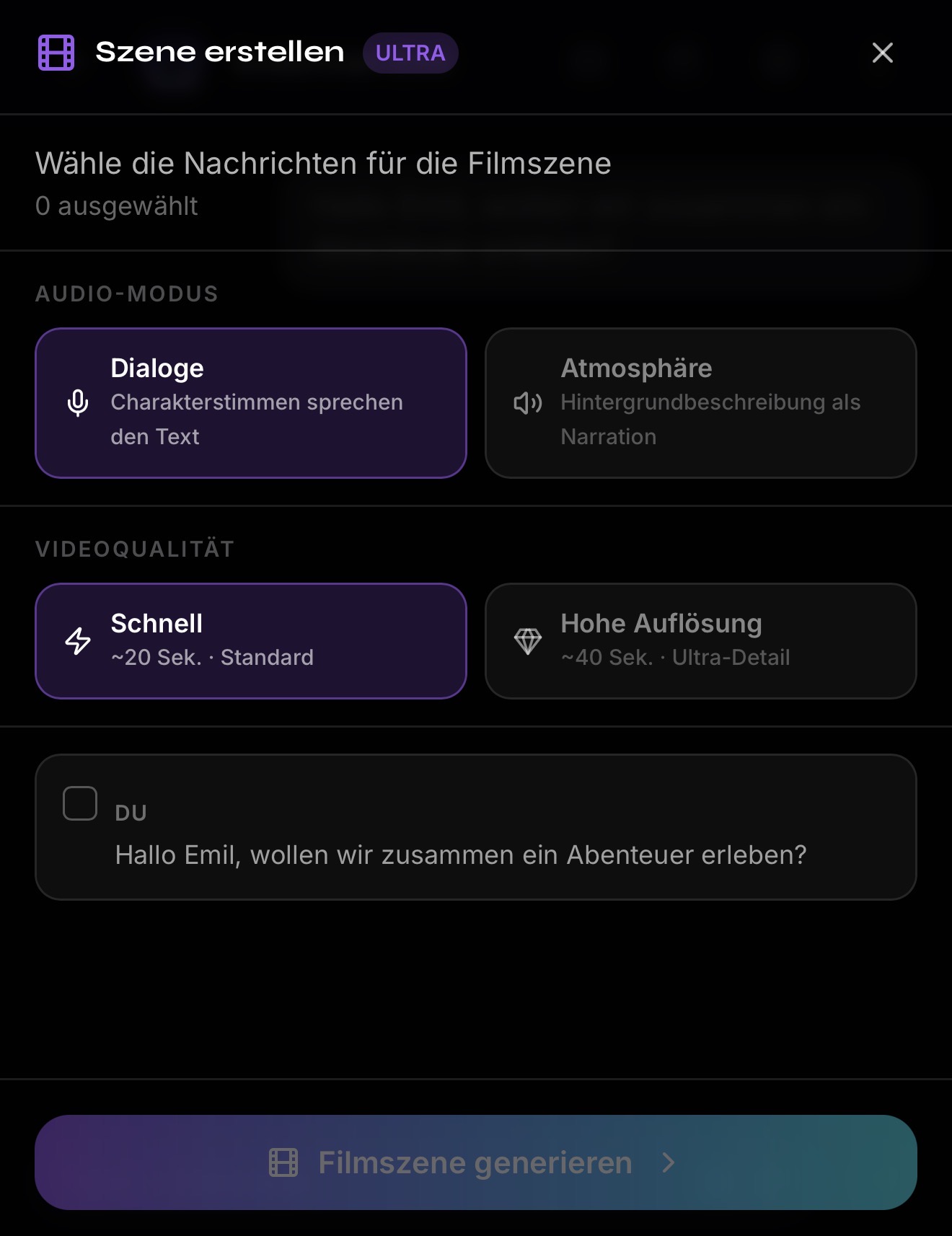 Interaktive Geschichten mit Velora