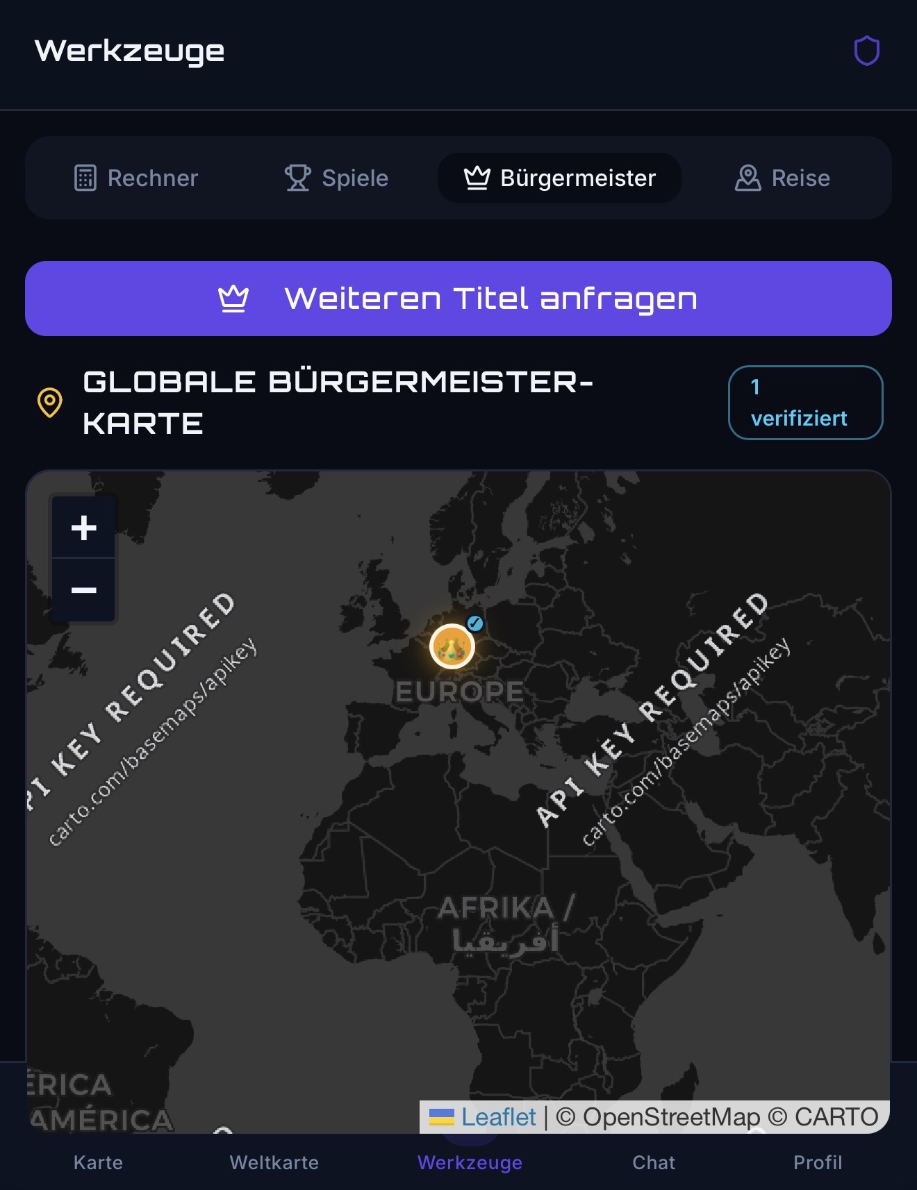 AE Terralink Territorien verwalten